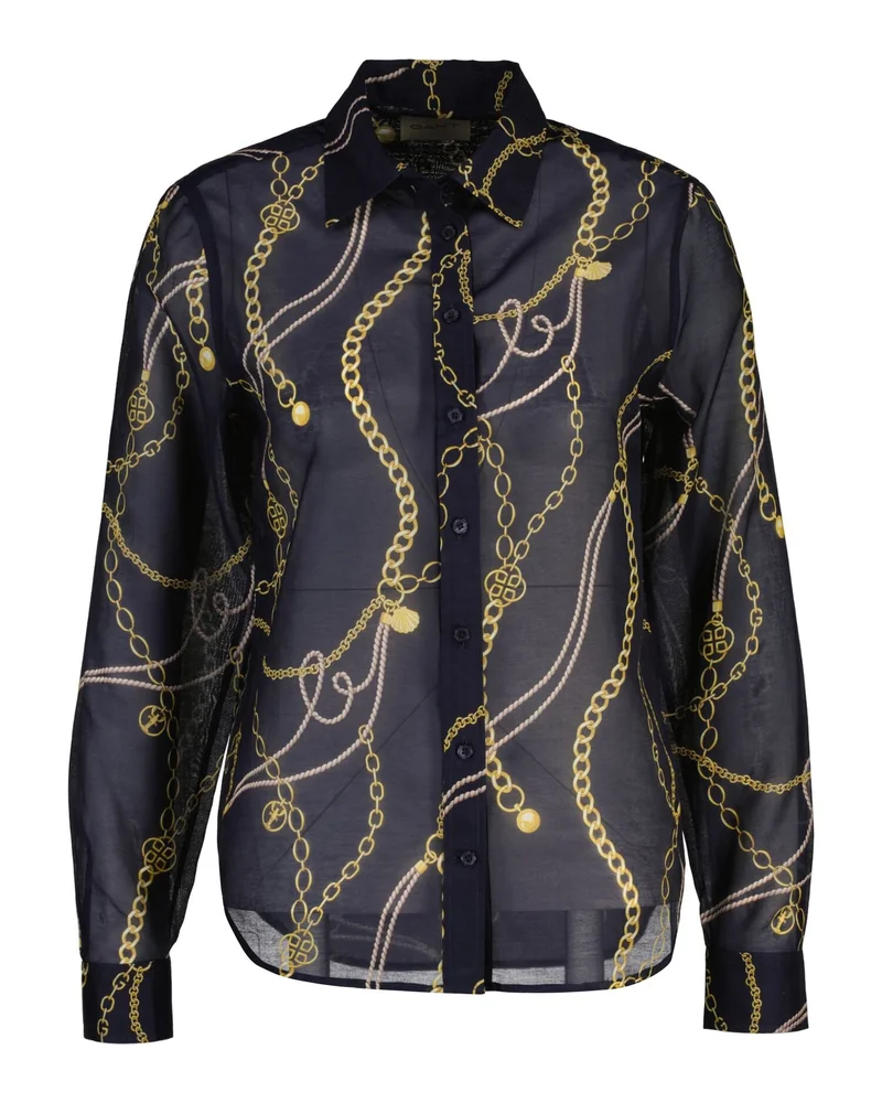 GANT Regular Printed Ctn Silk Ls Shirt